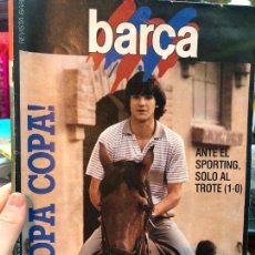 Coleccionismo de Revistas y Periódicos: REVISTA LA SAGA DEL BARCA - FUTBOL CLUB BARCELONA - NUM 14 JUNIO 1983. Lote 243547905