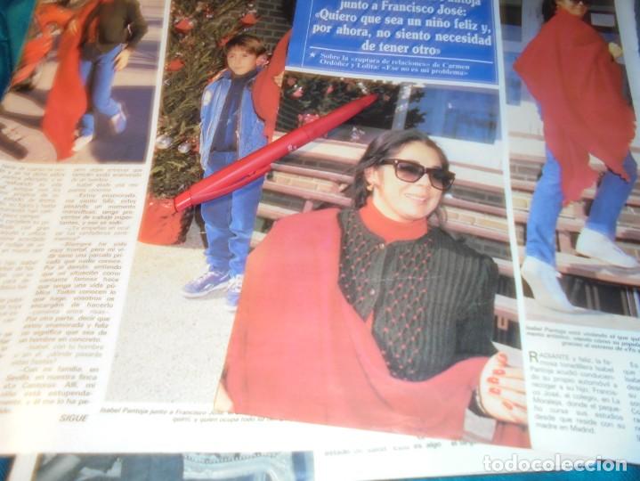 Coleccionismo de Revistas y Peri&oacute;dicos: RECORTE : ISABEL PANTOJA Y SU HIJO. SEMANA, ENERO 1991(#)