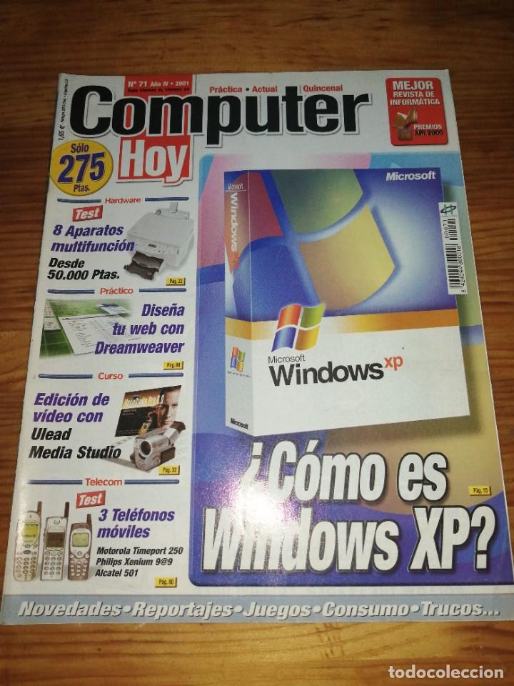 Coleccionismo de revistas y peri&oacute;dicos: REVISTA COMPUTER HOY a&ntilde;o 2001 N&deg; 71 ordenadores inform&aacute;tica Hardware Software
