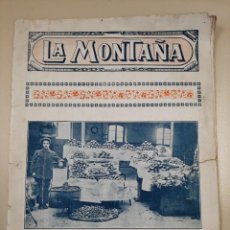Coleccionismo de Revistas y Periódicos: LA MONTAÑA: REVISTA DE LA COLONIA MONTAÑESA EN CUBA. FOTOS Y NOTICIAS DE CANTABRIA. POEMAS. 1920.