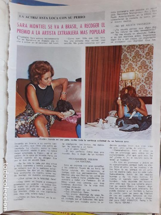 Coleccionismo de revistas y peri&oacute;dicos: SARA MONTIEL