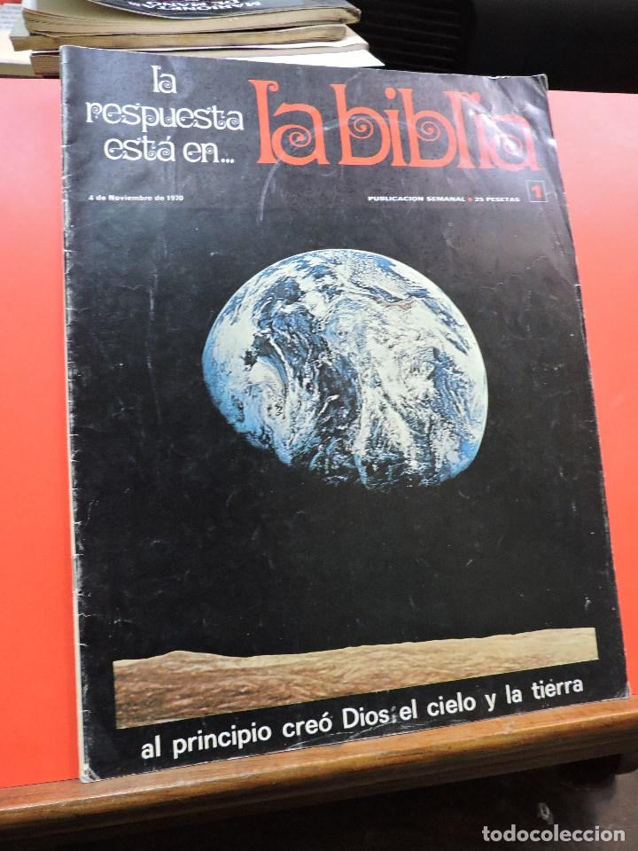Coleccionismo de revistas y peri&oacute;dicos: La respuesta est&aacute; en la Biblia 1. 4 Noviembre 1970