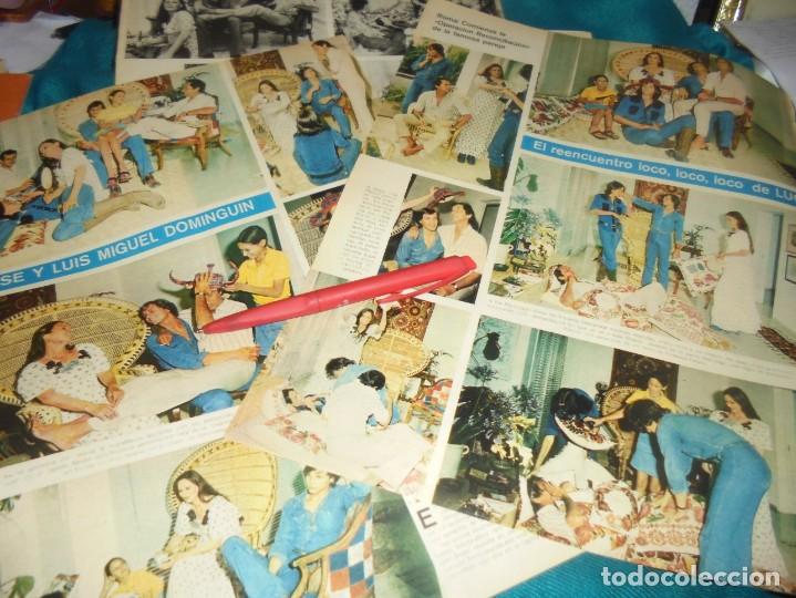 Coleccionismo de Revistas y Peri&oacute;dicos: RECORTE : EL REENCUENTRO LOCO DE LA FAMILIA BOS&Eacute;. MIGUEL BOS&Eacute;. SEMANA, JULIO 1974(#)