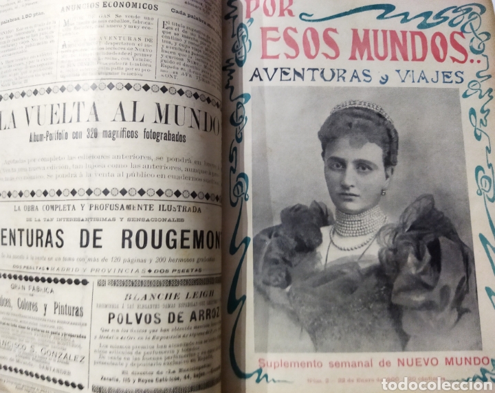 Coleccionismo de Revistas y Peri&oacute;dicos: Libro con 25 Revistas Por Esos Mundos.Del 0 al 25.A&ntilde;o 1900