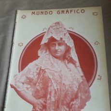 Coleccionismo de Revistas y Periódicos: REVISTA MUNDO GRAFICO AÑO 1911 . N° 8 . MARIA GUERRERO EN PORTADA