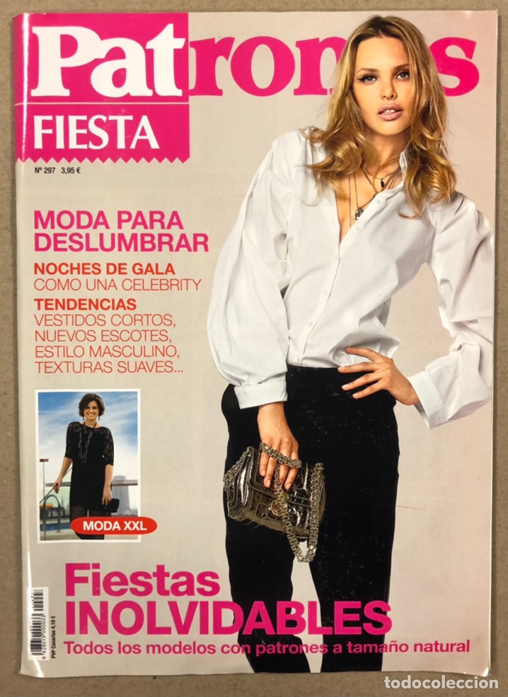 Collectionnisme de Revues et Journaux: PATRONES FIESTA N&deg; 297. NOCHES DE GALA, MODA XXL,... INCLUYE PATRONES