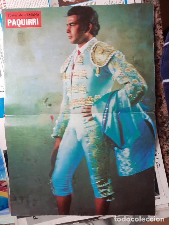 Coleccionismo de revistas y peri&oacute;dicos: poster PAQUIRRI LETICIA NOWACK LOLA FLORES FIESTA DE LA VENDIMIA DE JEREZ