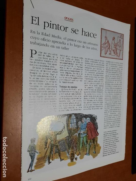 Coleccionismo de Revistas y Peri&oacute;dicos: LOS PINTORES EN LA EDAD MEDIA. ANDREA BARLUCHI. 6 P&Aacute;GINAS. ART&Iacute;CULO EXTRAIDO DE REVISTA. BUEN ESTADO