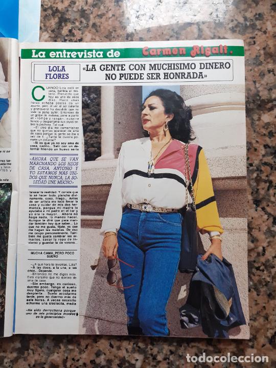 Coleccionismo de revistas y peri&oacute;dicos: LOLA FLORES EN EL RETIRO