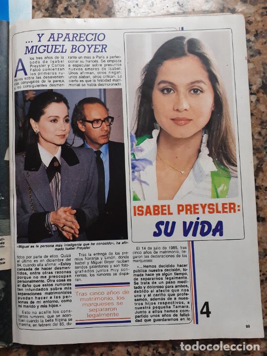 Coleccionismo de Revistas y Peri&oacute;dicos: MEMORIAS DE ISABEL PREYSLER SU VIDA CAPITULO 4 MIGUEL BOYER