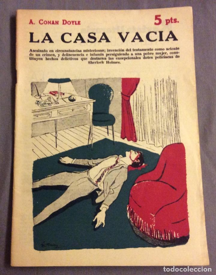 Coleccionismo de revistas y peri&oacute;dicos: LA CASA VACIA. A. CONAN DOYLE. REVISTA LITERARIA NOVELAS Y CUENTOS. 13/11/1966