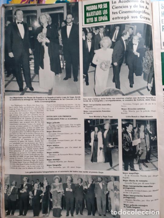 Coleccionismo de revistas y peri&oacute;dicos: LOS REYES EN LOS GOYAS SARA MONTIEL PEPE TOUS ANTONIO FERRANDIS LIDIA BOSCH