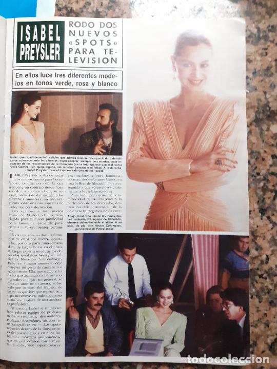 Coleccionismo de Revistas y Peri&oacute;dicos: ISABEL PREYSLER RUEDA SPOTS DE TELEVISION DE PORCELANOSA