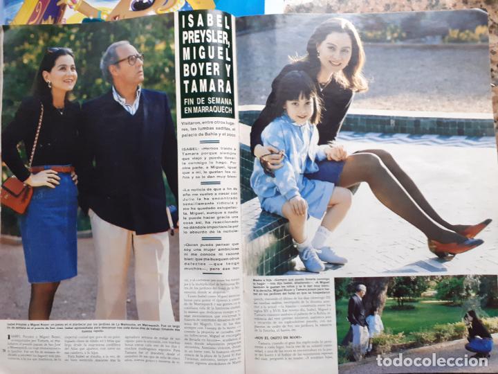 Coleccionismo de Revistas y Peri&oacute;dicos: ISABEL PREYSLER MIGUEL BOYER TAMARA FALCON EN MARRAKECH