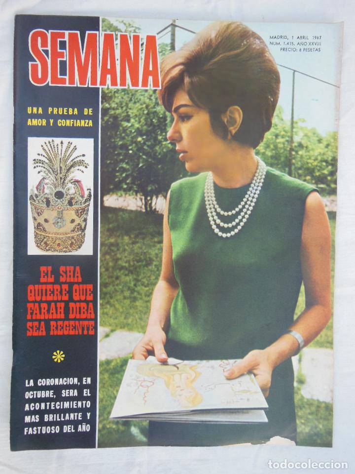 Coleccionismo de revistas y peri&oacute;dicos: SEMANA A&Ntilde;O XXVIII N&ordm;1415. 1 ABRIL 1967