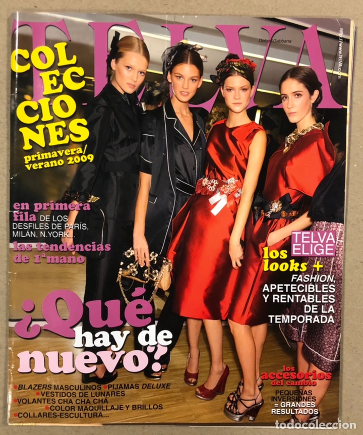 Collection Magazines and Newspapers: TELVA COLECCIONES PRIMAVERA VERANO 2009. ESPECIAL MODA.