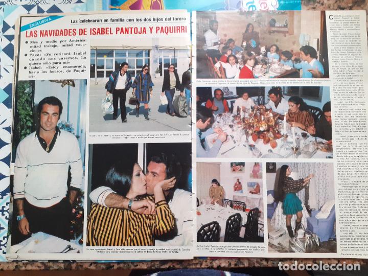 Coleccionismo de Revistas y Peri&oacute;dicos: LAS NAVIDADES DE ISABEL PANTOJA Y PAQUIRRI CON PAQUITA RICO