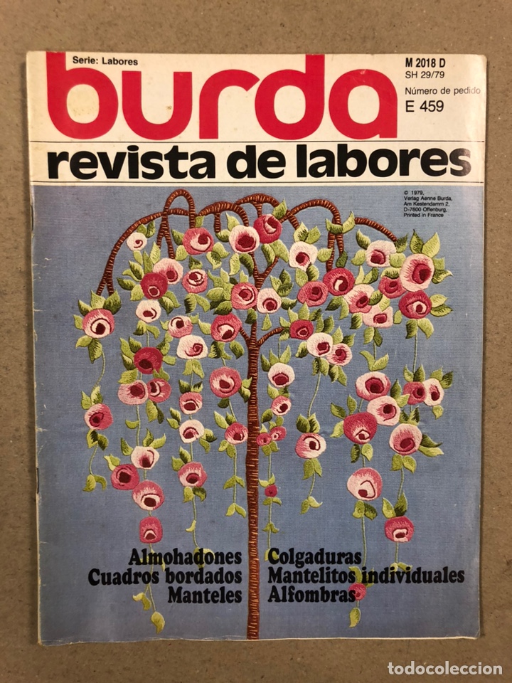 Collection Magazines and Newspapers: NURDA REVISTA DE LABORES E 459 (1979). ALMOHADONES, MANTELES, ALFOMBRAS. INCLUYE PATRONES.