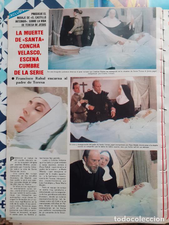 Coleccionismo de revistas y peri&oacute;dicos: CONCHA VELASCO SANTA TERESA DE JESUS PACO RABAL
