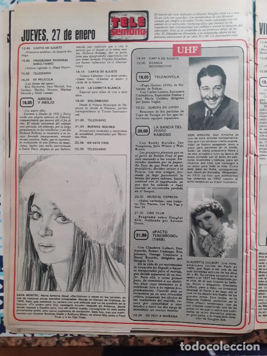Coleccionismo de revistas y peri&oacute;dicos: SARA MONTIEL DON AMECHE CLAUDETE COLBERT