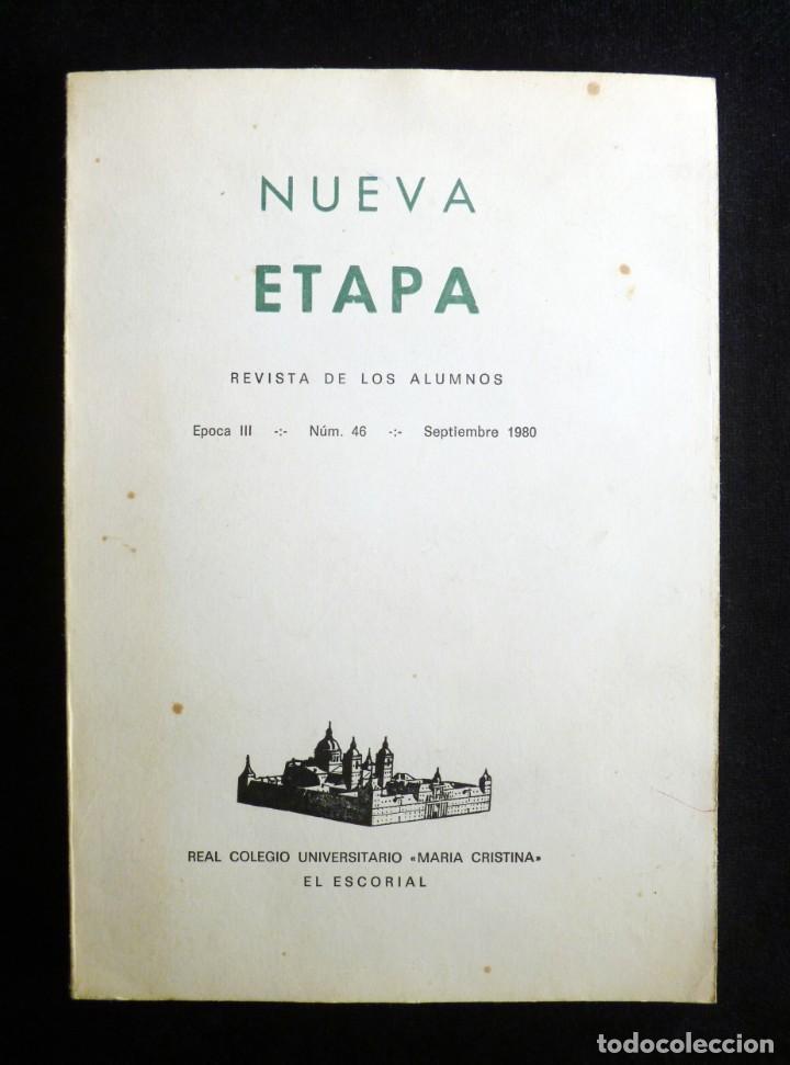 Coleccionismo de Revistas y Peri&oacute;dicos: NUEVA ETAPA. REVISTA DE LOS ALUMNOS. N&ordm; 46. REAL COLEGIO UNIVERSITARIO MARIA CRISTINA. EL ESCORIAL,