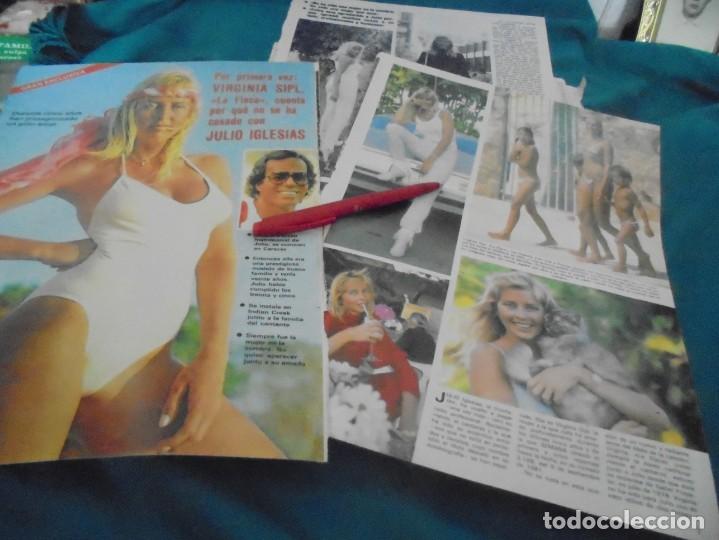Coleccionismo de Revistas y Peri&oacute;dicos: RECORTE : VIRGINIA SIPL, LA FLACA Y JULIO IGLESIAS. SEMANA, MAYO 1983(#)