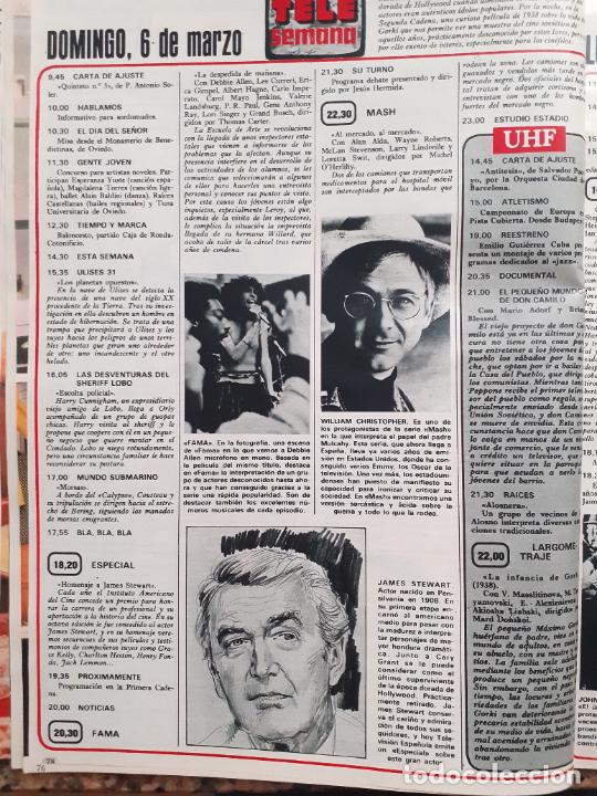 Coleccionismo de Revistas y Peri&oacute;dicos: JAMES STEWART WILLIAM CHRISTOPHER FAMA FAME