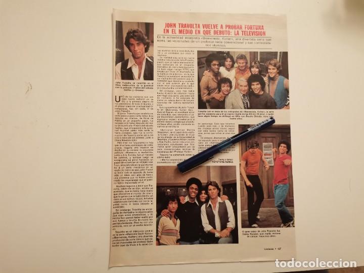 Collezionismo di Riviste e Giornali: JOHN TRAVOLTA REVERSO M&Aacute;LAGA VIRGEN VINOS PEDRO XIMENEZ RECORTE REVISTA 1982
