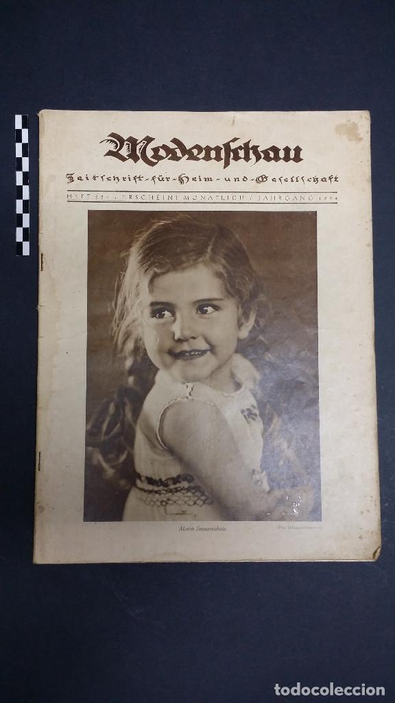 Coleccionismo de revistas y peri&oacute;dicos: Revista de moda alemana de 1934, Modenkhau.