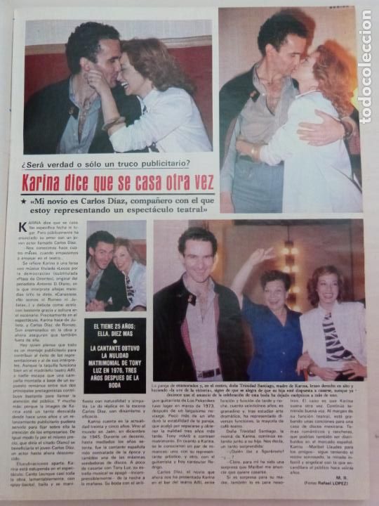 Coleccionismo de Revistas y Peri&oacute;dicos: RECORTE CLIPPING DE KARINA REVISTA SEMANA N&ordm; 2155 PAG. 43 L29