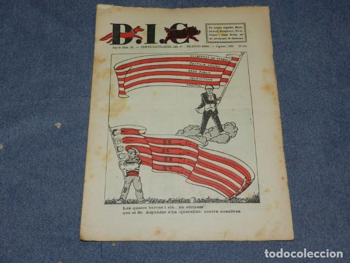 Collectionnisme de Revues et Journaux: (MF) REVISTA DIC ANY II N.29 ANY 1932 - LLIBERTAT DE TREBALL, JUSTICIA SOCIAL, SR. AIGUADER