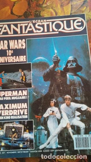 Coleccionismo de revistas y peri&oacute;dicos: REVISTA FRANCESA CIENCIA FICCI&Oacute;N L&acute;ECRAN FANTASTIQUE STAR WARS GUERRA DE LAS GALAXIAS. SIN REPORTAJE