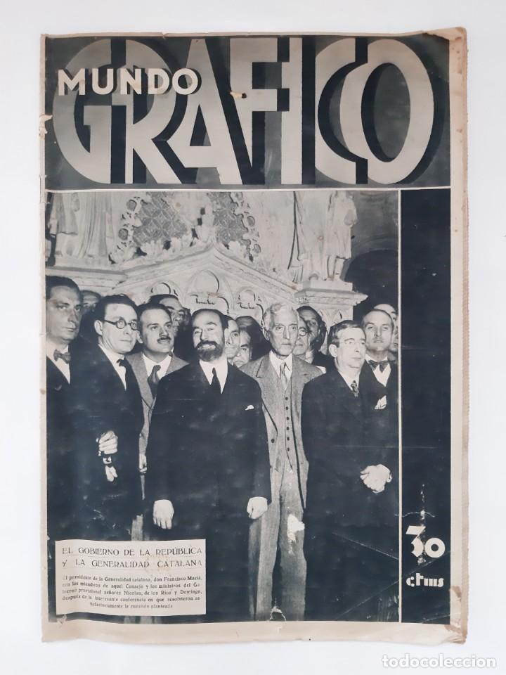 Coleccionismo de Revistas y Peri&oacute;dicos: REVISTA MUNDO GRAFICO FRANCISCO MACIA PRESIDENTE GOBIERNO REPUBLICA GENERALIDAD CATALANA CATALU&Ntilde;A RV