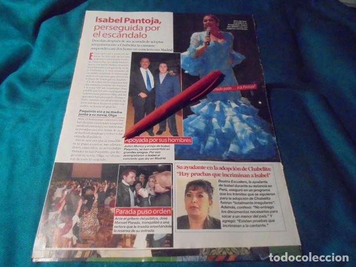 Coleccionismo de Revistas y Peri&oacute;dicos: RECORTE : ISABEL PANTOJA Y EL ESCANDALO. QUE ME DICES, ENERO 2004(#)
