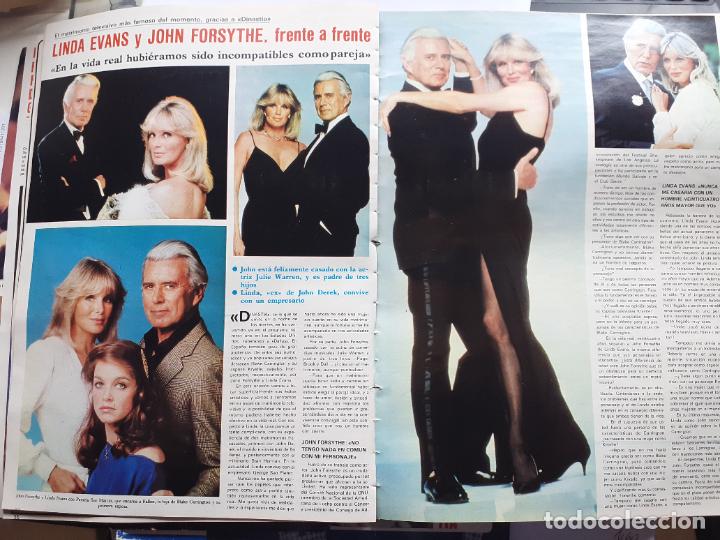 Collectionnisme de Revues et Journaux: JOHN FORSYTHE LINDA EVANS DINASTIA DYNASTY CLIPPINGS