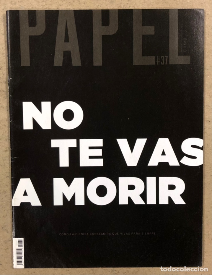 Colecionismo de Revistas e Jornais: PAPEL DE EL MUNDO N&deg; 37 (2016). JEAN RENO, J. RAM&Oacute;N SANCH&Iacute;S, JEAN RENO, PEL&Eacute;,...