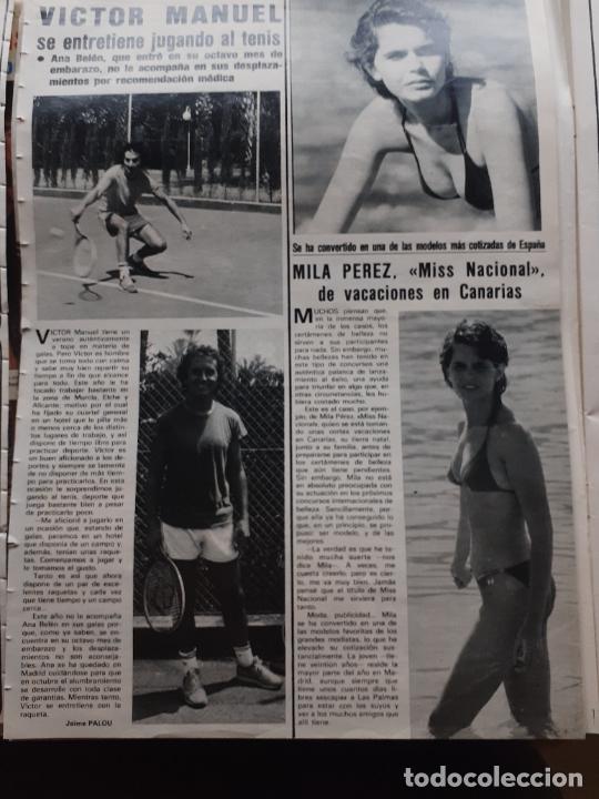 Coleccionismo de Revistas y Peri&oacute;dicos: MILA PEREZ MISS ESPA&Ntilde;A VICTOR MANUEL