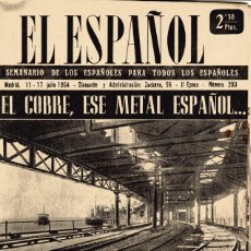 Coleccionismo de Revistas y Periódicos: EL ESPAÑOL Nº 293