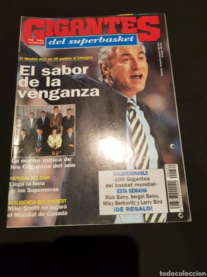 Coleccionismo de Revistas y Peri&oacute;dicos: PEDIDO M&Iacute;NIMO 10&euro; + GASTOS Revista Gigantes del Superbasket nr. 432 (14 feb 94)
