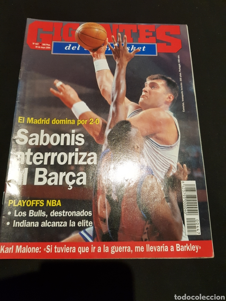 Coleccionismo de Revistas y Peri&oacute;dicos: PEDIDO M&Iacute;NIMO 10&euro; + GASTOS Revista Gigantes del Superbasket nr. 447 (30 may 94)