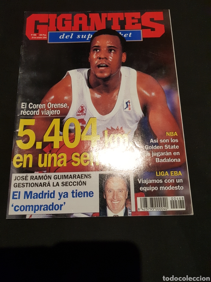 Coleccionismo de Revistas y Peri&oacute;dicos: PEDIDO M&Iacute;NIMO 10&euro; + GASTOS Revista Gigantes del Superbasket nr. 468 (24 oct 94)