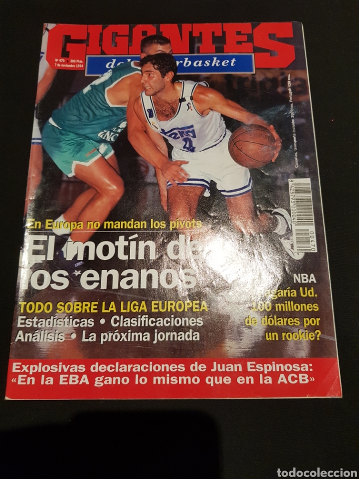 Coleccionismo de Revistas y Peri&oacute;dicos: PEDIDO M&Iacute;NIMO 10&euro; + GASTOS Revista Gigantes del Superbasket nr. 470 (7 nov 94)
