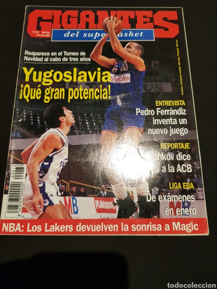 Coleccionismo de Revistas y Peri&oacute;dicos: PEDIDO M&Iacute;NIMO 10&euro; + GASTOS Revista Gigantes del Superbasket nr. 478 (2 ene 95)