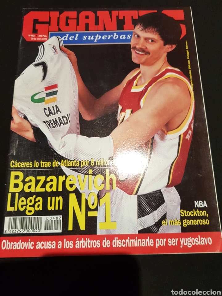 Coleccionismo de Revistas y Peri&oacute;dicos: PEDIDO M&Iacute;NIMO 10&euro; + GASTOS Revista Gigantes del Superbasket nr. 482 (30 ene 95)