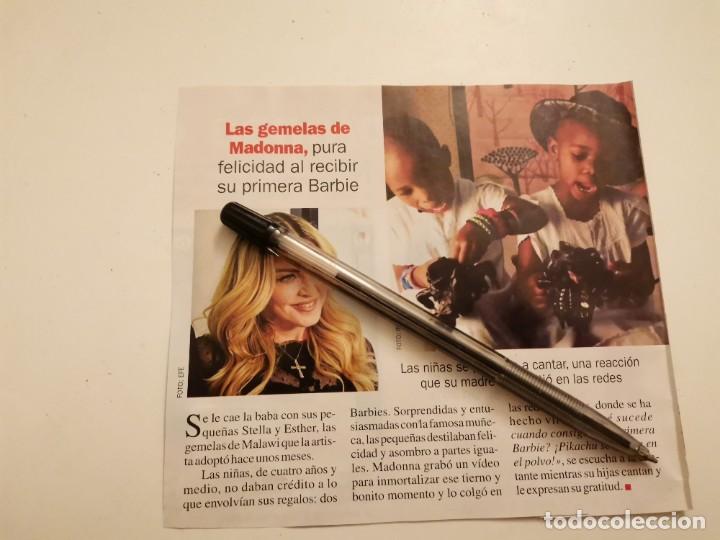 Coleccionismo de Revistas y Peri&oacute;dicos: LAS GEMELAS DE MADONNA RECORTE REVISTA 2017