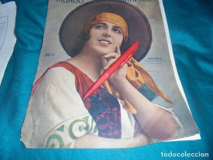 Coleccionismo de Revistas y Peri&oacute;dicos: RECORTE : LA CUPLETISTA : NERINA. MUNDO GRAFICO, ENERO 1921