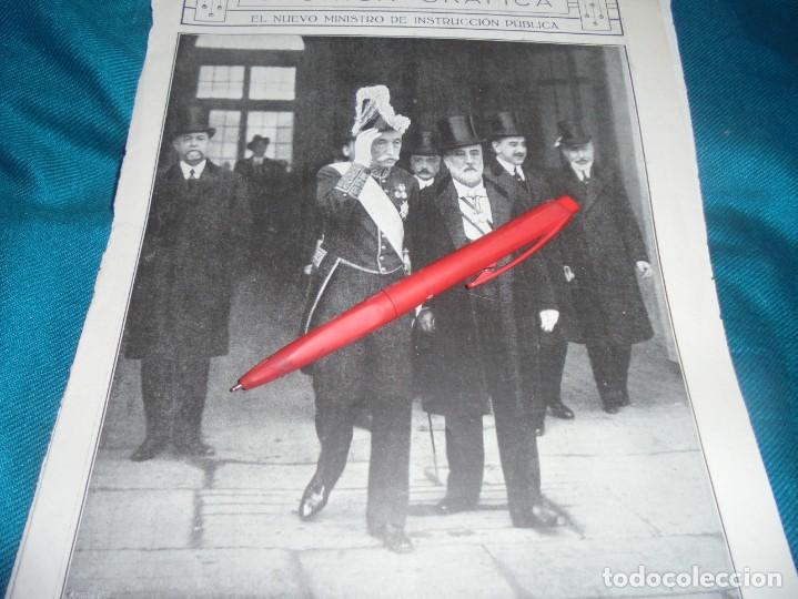Coleccionismo de Revistas y Peri&oacute;dicos: RECORTE : TOMAS MONTEJO, NUEVO MINISTRO INSTRUCCION PUBLICA. MUNDO GRAFICO, ENERO 1921
