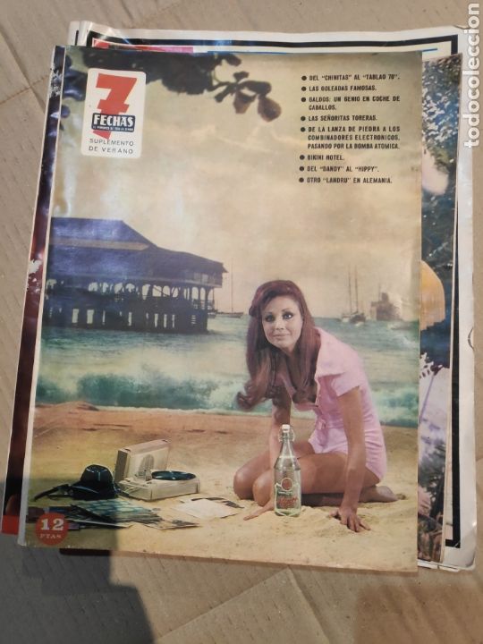 Collection Magazines and Newspapers: NT 7 FECHAS JULIO 1970 FLAMENCO GOLEADAS FUTBOL ESPA&Ntilde;OL MARINO AMAYA SE&Ntilde;ORITAS TORERAS MODA MASCULIN