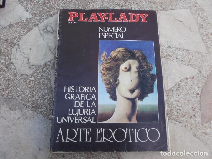 Coleccionismo de revistas y peri&oacute;dicos: play lady n&ordm; especial, historia grafica de la lujuria universal arte erotico,