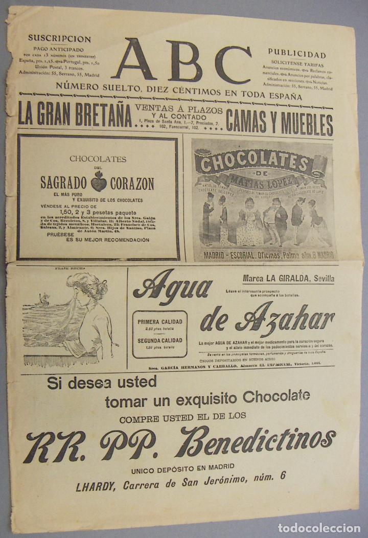 Coleccionismo de Revistas y Peri&oacute;dicos: PAGINA DE PUBLICIDAD ABC - PUBLICIDAD - RECORTE A&Ntilde;OS 20